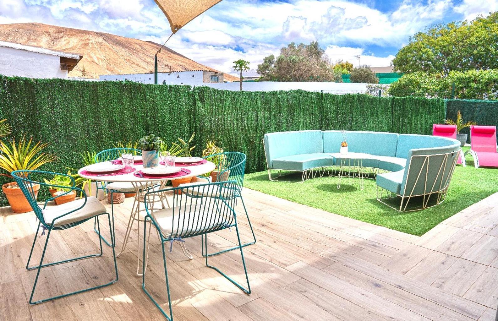 Casa MIMAR - moderna, jardín y wifi fibra 1 GB, ideal para vacaciones y teletrabajo La Oliva Exterior foto
