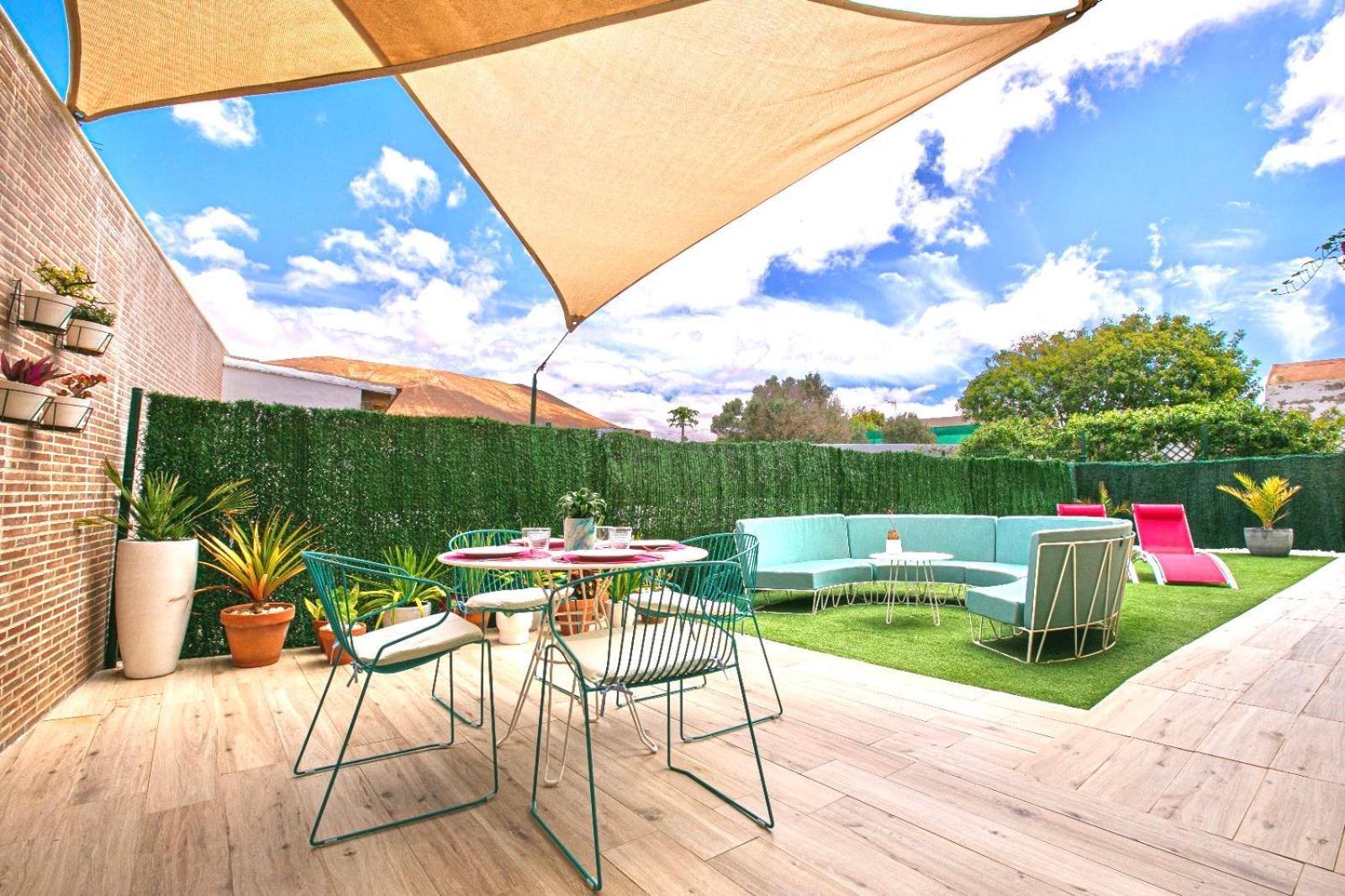 Casa MIMAR - moderna, jardín y wifi fibra 1 GB, ideal para vacaciones y teletrabajo La Oliva Exterior foto